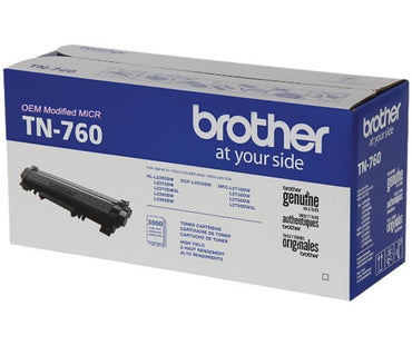 Brother TN760 OEM Modified TN-760 MICR Toner Cartridge (High Yield)
