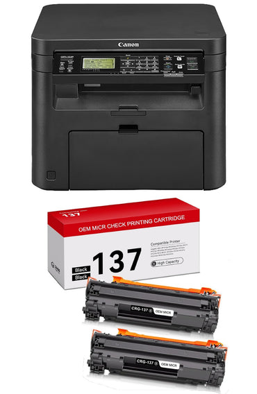 Canon ImageClass D570 Wireless Check Printer with 2 CRG 137 OEM Modified MICR Cartridges