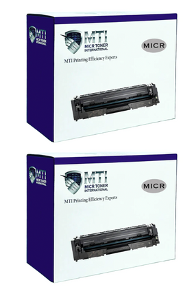 MTI 141A MICR Toner for HP W1410A Cartridge for Check Printing (2-Pack)