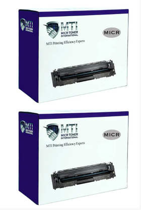 MTI 138X MICR Toner for HP W1380X Check Printing Cartridge High Yield (2-Pack)