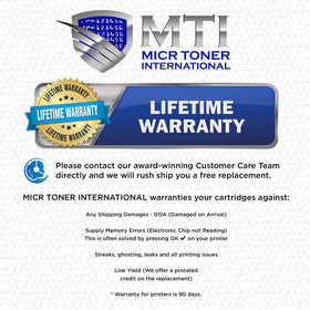 MTI 141A MICR Toner for HP W1410A Cartridge for Check Printing (2-Pack)