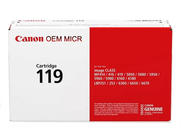 Canon 119 OEM Modified 3479B001 MICR Toner Cartridge