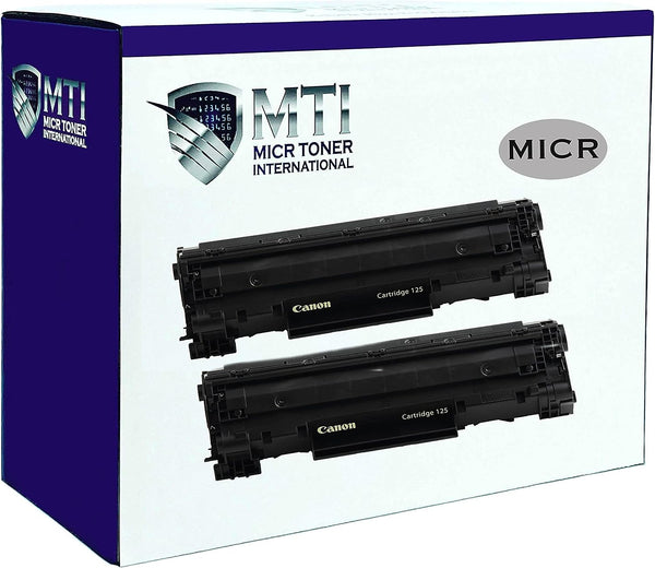 MTI 125 Compatible Canon CRG-125 MICR Toner Cartridge (2-Pack)
