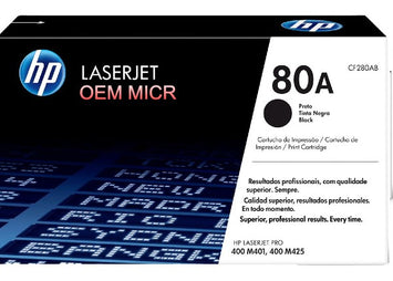 HP 80A OEM Modified CF280A MICR Toner Cartridge