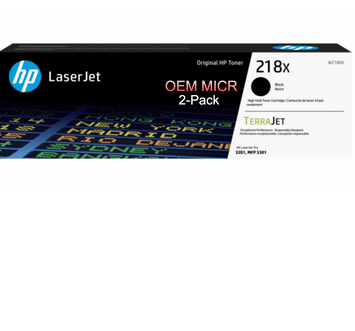 HP 218X W2180X OEM Modified MICR Cartridge (High Yield, 2-Pack)