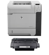 HP M601n Enterprise B&W Printer and 1 MTI 90A MICR Cartridge (Renewed)
