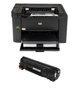 HP P1606DN LaserJet Printer and 1 MTI MICR Cartridge