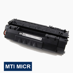 MTI HP Q7553A 53A U.S. Reman MICR Toner Cartridge