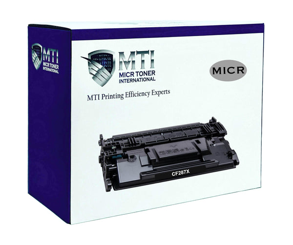 MTI 87X Compatible HP CF287X MICR Toner Cartridge