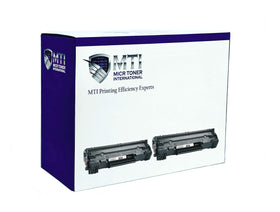 MTI 85A Compatible HP CE285A MICR Toner Cartridge (2-Pack)